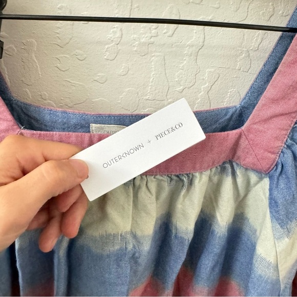 Outerknown Multicolor Large Miro Cotton Swing Babydoll Dress - Picture 6 of 7